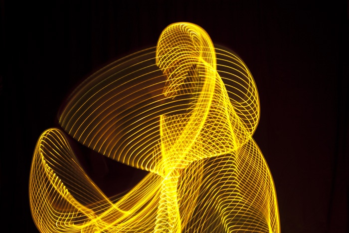 photo series, light dance, Berlin, 2011, by Charlie Alice Raya