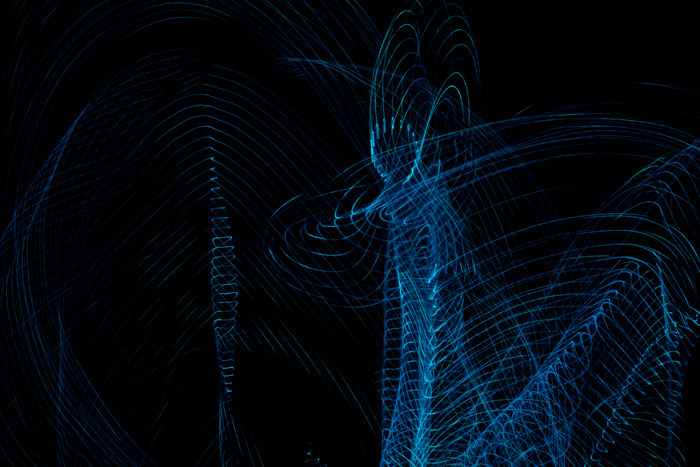 light dance, blues, © Charlie Alice Raya