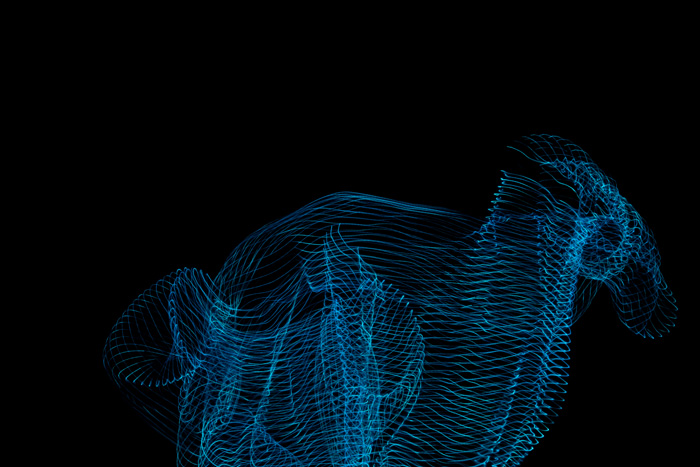 light dance, blues, © Charlie Alice Raya