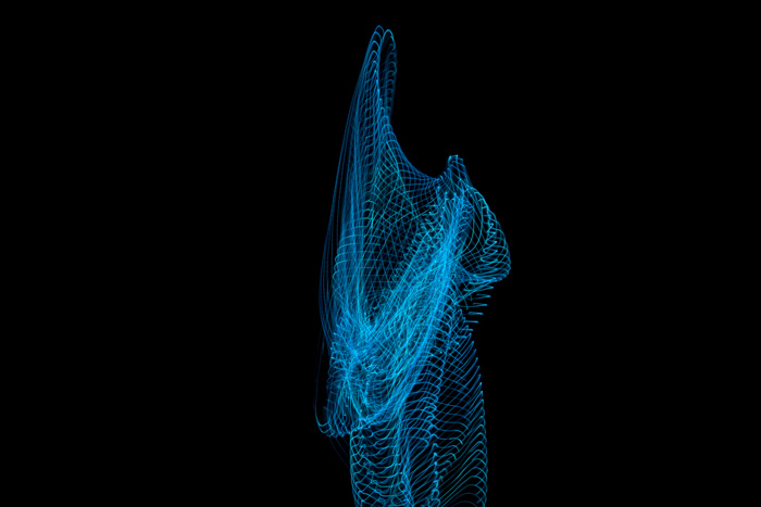 light dance, blues, © Charlie Alice Raya