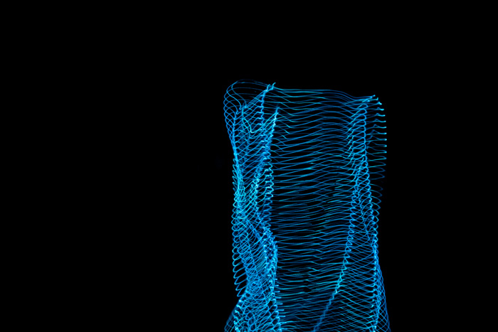 light dance, blues, © Charlie Alice Raya