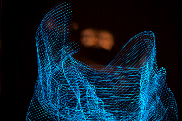 light dance, blues, © Charlie Alice Raya